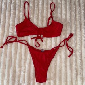 Red bikini